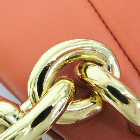 BOTTEGA VENETA Orange Leather Shoulder Bag - Picture 13 of 16